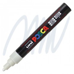 ΜΑΡΚΑΔΟΡΟΣ POSCA PC-5M ΑΣΠΡΟ